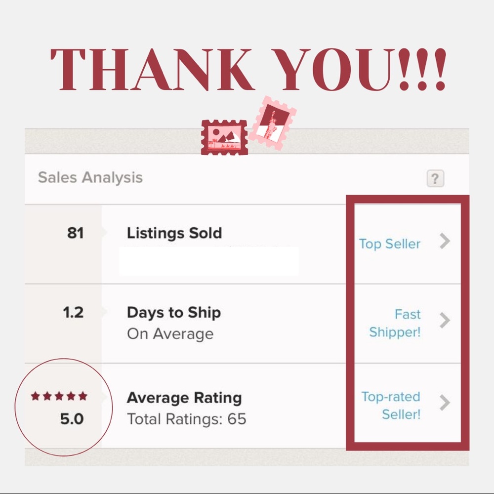 🌟 5-STAR SELLER 🌟 Thank you! 😊